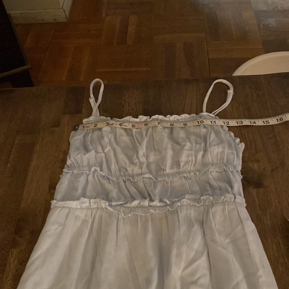 Simplee beautiful baby blue tiered spaghetti strap dress - Picture 10 of 16